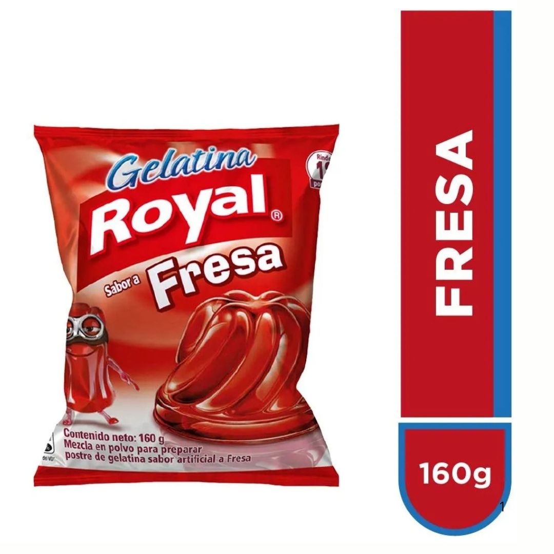 GELATINA DE FRESA ROYAL