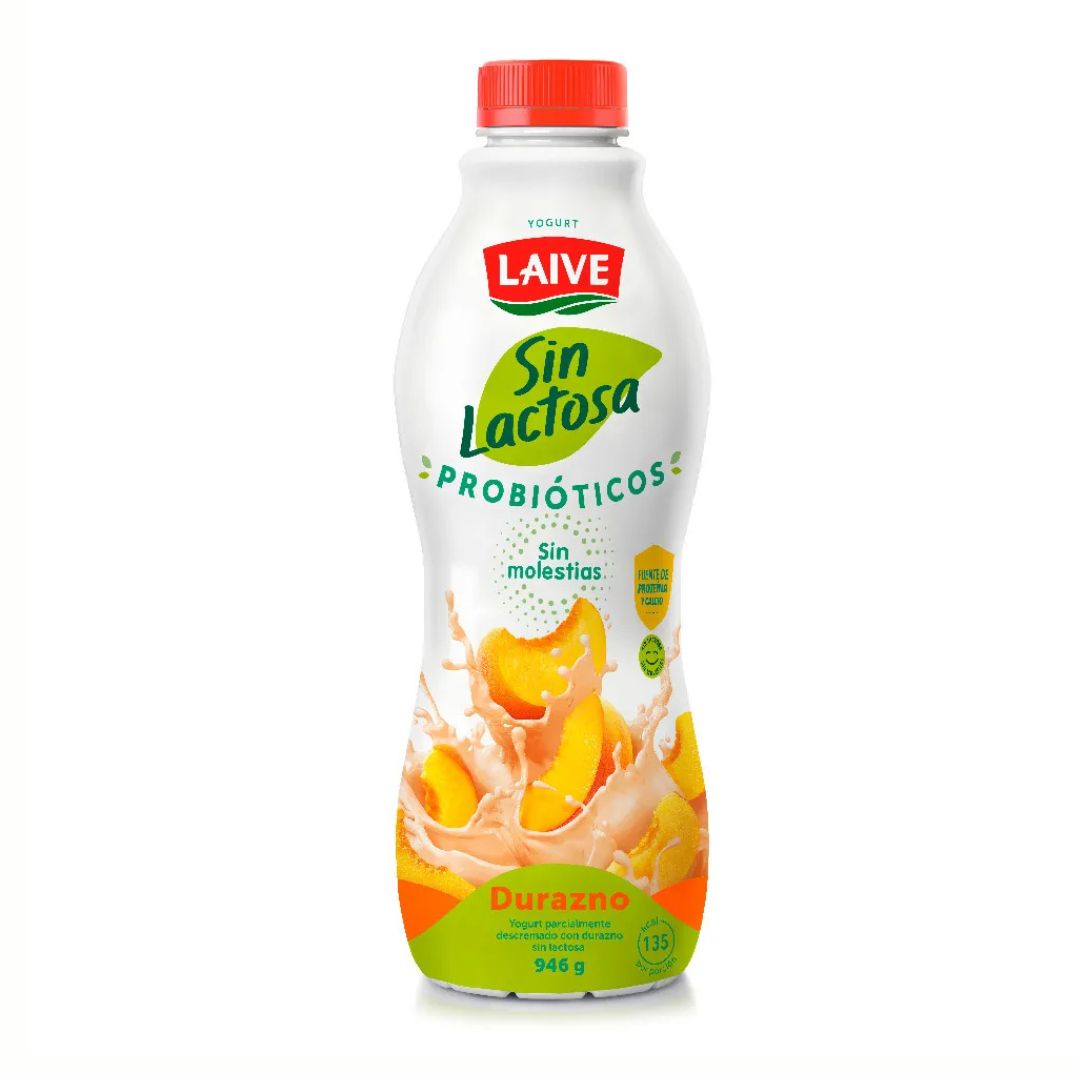 YOGUERT SIN LACTOSA LAIVE DURAZNO
