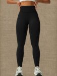 Pantalones de cintura alta para mujer, leggings ajustados, pantalones largos elásticos para moldear y levantar los glúteos, perfectos tanto para entrenamientos como para uso casual